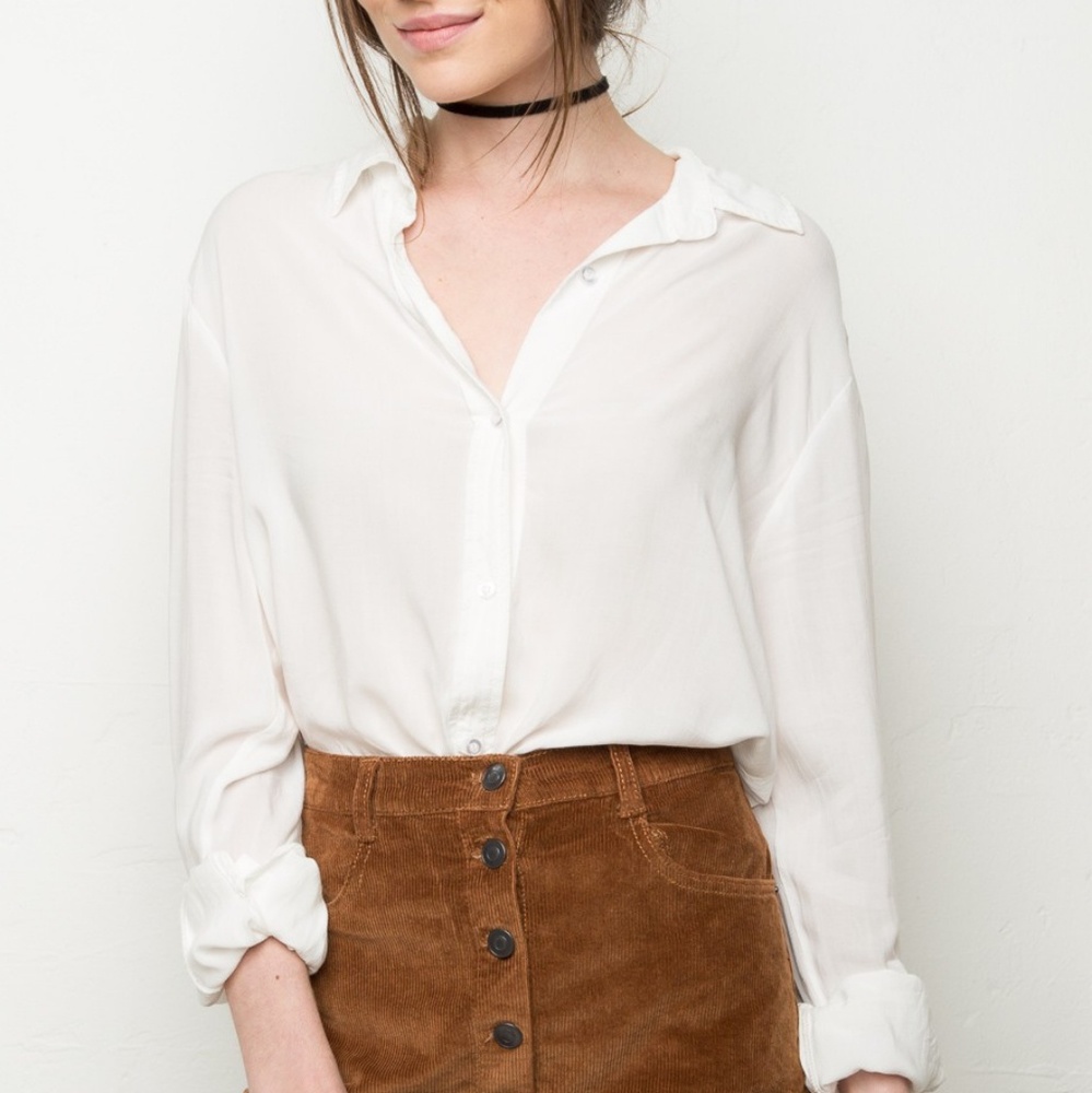Brandy Melville Button Down Top